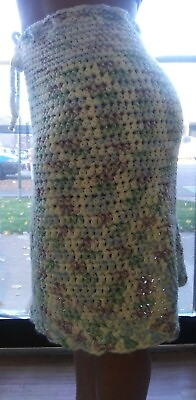 #ad Women#x27;s Multicolor Crochet Skirt $145.00