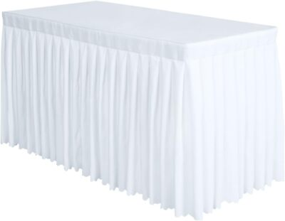 #ad #ad Surmente Tablecloth 14 Ft Polyester Table Skirt for Weddings Banquets or Resta $69.99