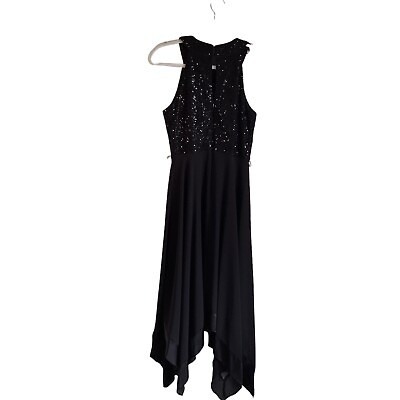 #ad SLNY Women’s Black Evening Dress. Size 8P $20.00
