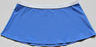 #ad NAUTICA PERIWINKLE SEPERATES MINISKIRT SWIMSUIT COVERUP SKIRT SIZE L NWT $22.49