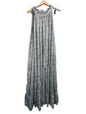 #ad Torrid Women#x27;s Boho Maxi Dress Plus Size 4 Blue Lined Rayon Poly Bld C2 959 $32.99