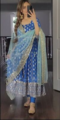 #ad SALWAR KAMEEZ PAKISTANI INDIAN SUIT NEW WEDDING GOWN PARTY WEAR DRESS BOLLYWOOD $49.46