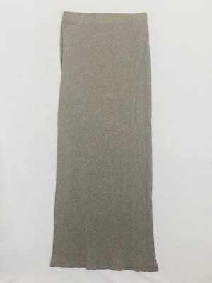Forever 21 womens Gray maxi skirt with side slit size Medium $8.88