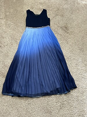 #ad Speechless Girls Dress Size 8 Multicolor Classic Dressy Embellished Pleated $12.99