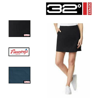 32° Degrees Ladies#x27; Skort Skirt W Shorts K21 $16.50