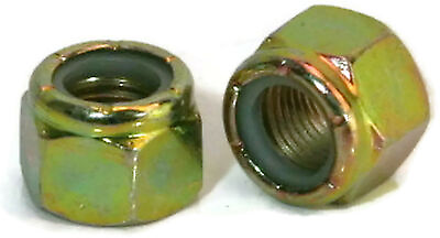 Yellow Zinc Plated Grade 8 Steel Nylon Insert Lock Nuts 1 4quot; 20 to 1 1 2quot; 6 $582.10