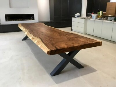 #ad Customized Wooden Live Edge Table Natural Wood Dining Table Coffee Table Top $1949.00