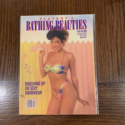 #ad Playboy Magazine Special Edition Bathing Beauties Brushing Up On Sexy Swimwear $24.99