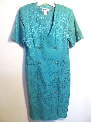 Nahmani Vintage Sea Green Dress Size 12 $75.00