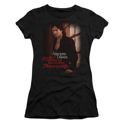 #ad Vampire Diaries The Threes A Party Juniors T Shirt $25.00