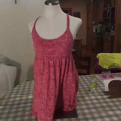 #ad #ad Pink Girls XL Floral Halter Top $10.00