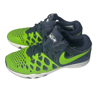 #ad Nike Train Speed 4 AMP NFL SEATTLE SEAHAWKS Sneakers Green Blue Shoes Men Size 6 $42.00
