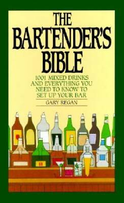 #ad The Bartender#x27;s Bible: 1001 Mixed Drinks Spiral bound By Regan Gary GOOD $3.83
