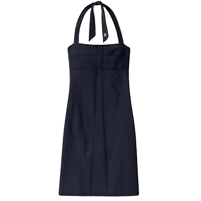 #ad ATHLETA Black Sizzle Dress Womens Size Small Tall ST Halter Summer Beach Dresses $39.99