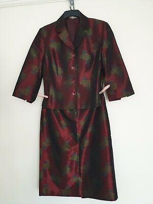 Laura Ashley Womens Jacket and Skirt Suit Dress Size 14 GBP 48.00