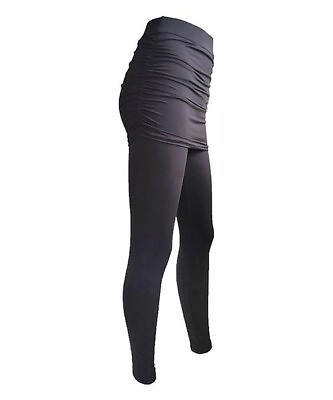 #ad CELLABIE Black Skirted Leggings Size M $26.99