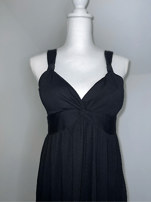 #ad #ad Women’s Sleeveless Black Maxi Midi Casual Dress PL $25.00