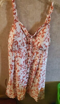 #ad NWT Juniors Floral Summer Casual Dress Size 3XL. 21 $6.99
