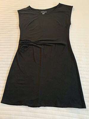 #ad #ad Isabella Rodriguez Women Black Cocktail DressSize L Sleeveless Poly amp; Spandex $13.99