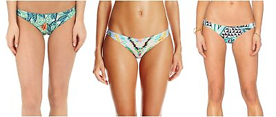 #ad MARA HOFFMAN Ruched Brazilian Bikini Bottoms 91800 $110 NEW $21.99