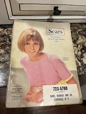 #ad Sears 1966 Spring Through Summer Catalog 1599 Page Catalog $40.00