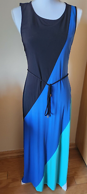 EUC Sandra Darren long maxi petite sleeveless dress size 6P made in Vietnam $24.99