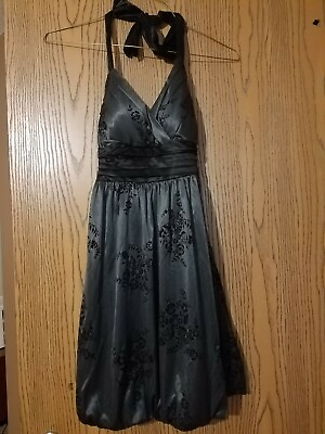 #ad Junior Women Black Cocktail Dress. Small size. Black. New without tag. $14.99