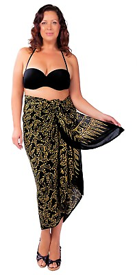 #ad 1 World Sarongs SARONG KD PS FL FLORAL 68 Sexy Pareo Beach Cover Up Wrap Skirt $24.99