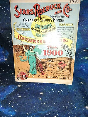 Sears Roebuck and Co Fall 1900 Consumers Guide Catalog Mini 1970 Reprint Vintage $7.99