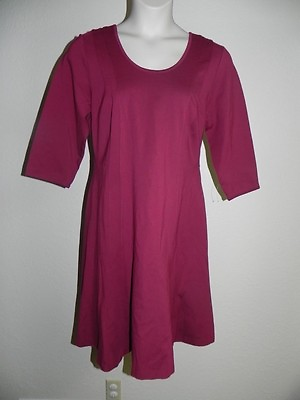 MYNT 1792 Dress Burgundy Plus Size 14W Womens 80025MYNT NWT $27.90