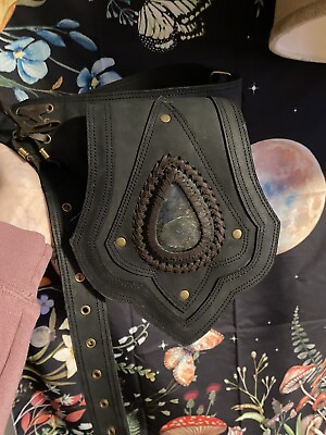 #ad Brand New Homemade Leather Utility Belt With Labradorite Boho For Festivalamp;Daily $100.00