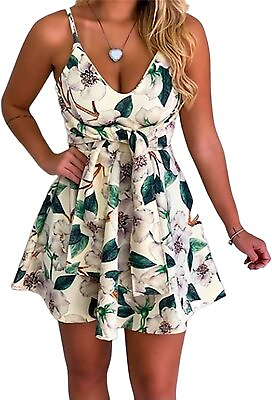 Lantina Women#x27;s Plus Size Summer Dress Sexy 2021 $61.79