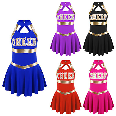 Cheer Leader Costume for High School Girls Cheerleading Uniform Fancy Dress Up $13.15