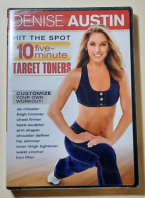 #ad Hit the Spot: 10 Five Minute Target Toners DVD 2007 Denise Austin NEW SEALED $19.99
