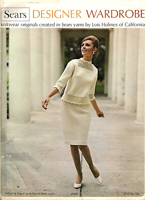 #ad Sears Designer Wardrobe Knitting Patterns by Lois Holmes of California $12.99