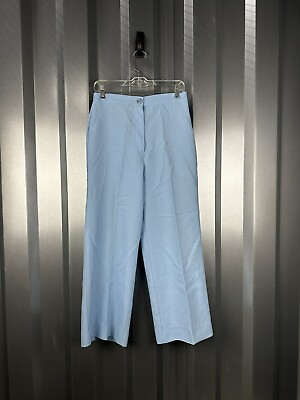 1970’s Vintage Sears Women’s Light Blue Polyester Pants Size 12 $10.00