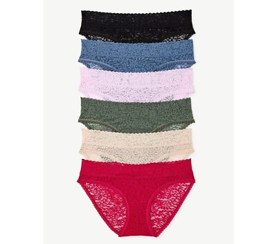 #ad Joyspun Women#x27;s Lace Bikini Panties Underwear Size XL 16 18 6 pack $13.00