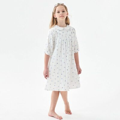 #ad Kids Girls Summer Floral Cotton Dress Sleeve Cotton Lining Dresses $42.15