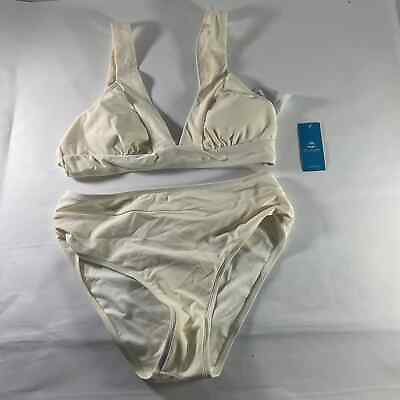 #ad NWT Off White Cupshe Bikini Set Women#x27;s Size M $39.00