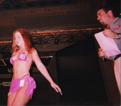 #ad 2W Photograph Beautiful Woman Bikini Contest Inside Las Vegas Casino SIZE: 4x6 $10.02