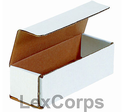 White Corrugated Mailers MANY SIZES 50 100 200 Shipping Boxes $52.85