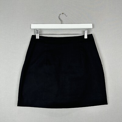 #ad #ad Vintage Gia amp; Co Womens Skort 4 Black Mini Skirt Side Slits Going Out Y2K Club $27.98