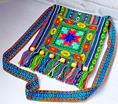 #ad Stylish Messenger Bag in Boho and Ethnic Style Hippy Style Bag Seller Ukraine $23.99