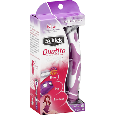 #ad Schick Quattro for Women TrimStyle Razor amp; Bikini Trimmer 1 Cartridge $13.49