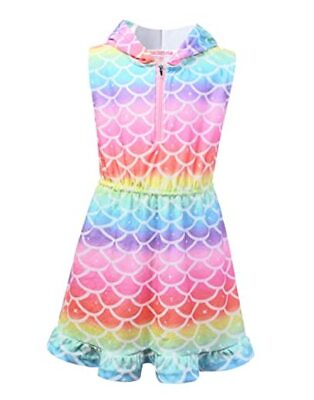 #ad #ad Girls Swimsuit Cover Up Terry Bathing Suit CoverUp 10 11 Years Mermaid 652 $26.60