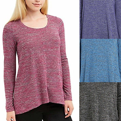 Jones New York Womens Long Sleeve Soft Knit Tunic Pullover Top Shirt $12.99
