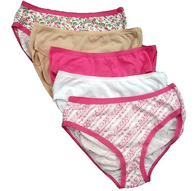 NEW in Box Vanity Fair Cotton Panties 5 Five pack Bikinis size 5 S $20.00