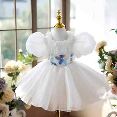 #ad Baby Girl Dress Wedding Birthday Party Flower Girl Dresses Bridesmaid Dresses $87.49