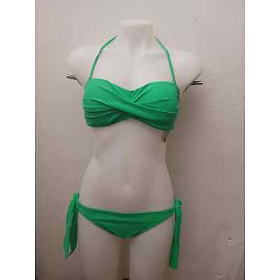 #ad Sexy vibrant cute bikini by ABS size 8 M green $21.00