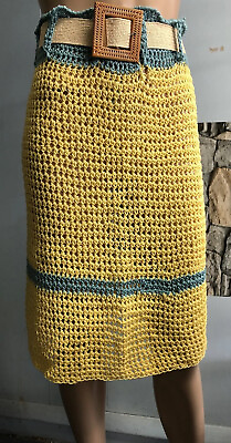 #ad #ad Women#x27;s Adjustable Crochet Skirt Midi Skirt $250.00